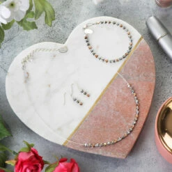 Carrie Elspeth Cariad Hearts Earrings -gifts shop carrie elspeth n1752 cariad hearts links lifestyle 2 1