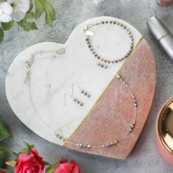 Carrie Elspeth Cariad Hearts Earrings -gifts shop carrie elspeth n1753 cariad hearts spaced lifestyle 1 1