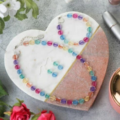 Carrie Elspeth Blue/Green Pastel Candy Earrings -gifts shop carrie elspeth n1754 pastel candy full blue lifestyle 02 1