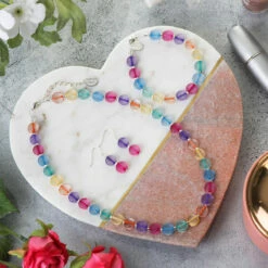 Carrie Elspeth Pink/Purple Pastel Candy Earrings 6 Carrie Elspeth Pink/Purple Pastel Candy Earrings -gifts shop carrie elspeth n1754 pastel candy full purple lifestyle 022 1