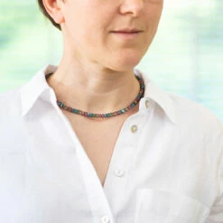 Carrie Elspeth Rainbow Shimmer Drums Full Necklace -gifts shop carrie elspeth n1810 necklace lifestyle 1