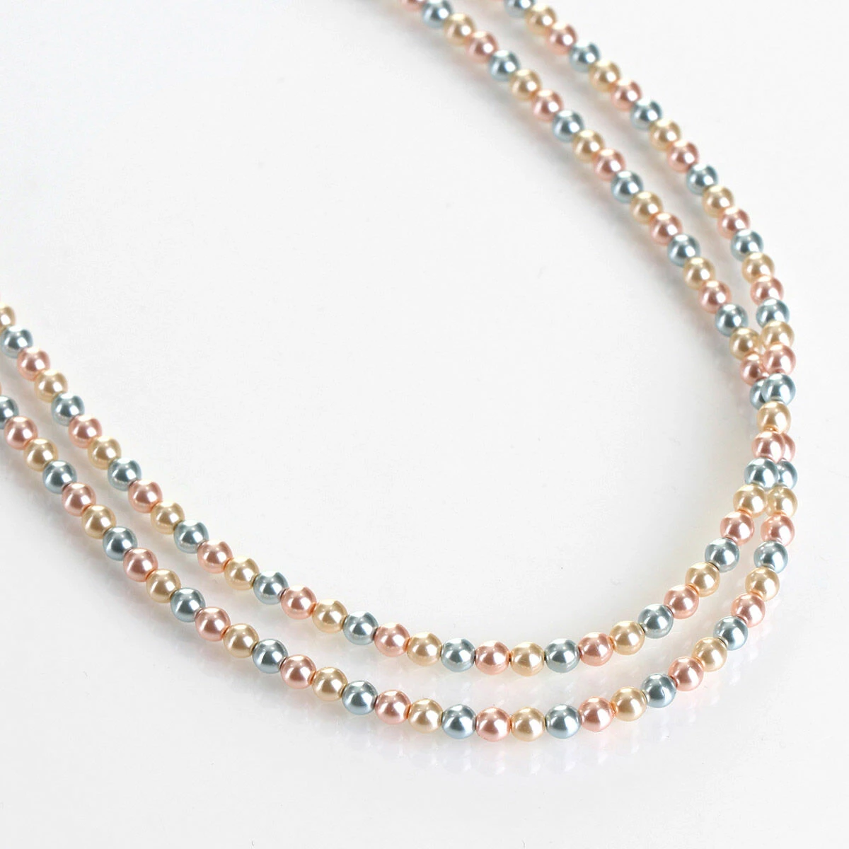 Carrie Elspeth Multi Pearl Double Strand Necklace 2 Carrie Elspeth Multi Pearl Double Strand Necklace - Image 2