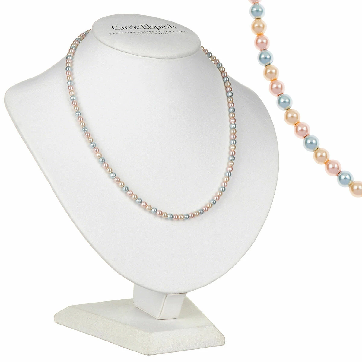 Carrie Elspeth Multi Pearl Single Strand Necklace 1 Carrie Elspeth Multi Pearl Single Strand Necklace