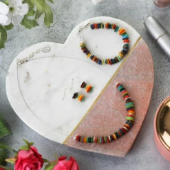 Carrie Elspeth Rainbow Shell Links Necklace -gifts shop carrie elspeth n938 rainbow shell links lifestyle 022 1