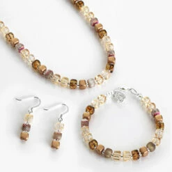 Carrie Elspeth Sandstone Cubes Earrings -gifts shop carrie elspeth set 1798 1