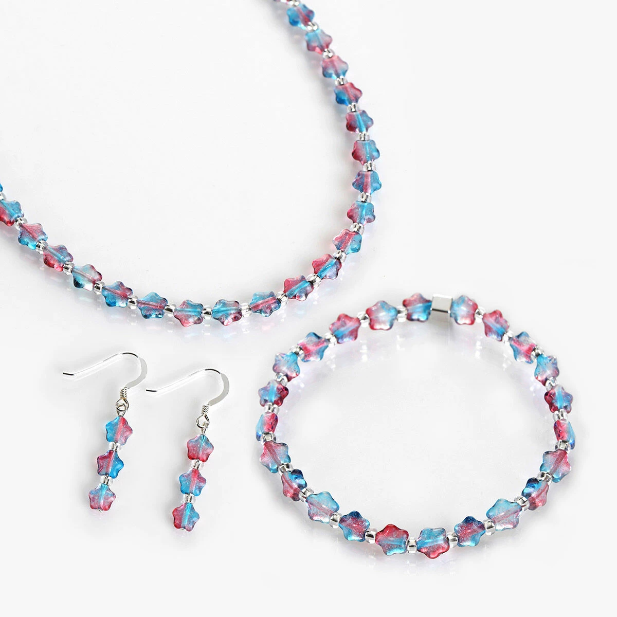 Carrie Elspeth Blue & Pink Twinkles Earrings 3 Carrie Elspeth Blue & Pink Twinkles Earrings - Image 3