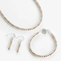 Carrie Elspeth Multi Pearl Earrings -gifts shop carrie elspeth set 1821 1