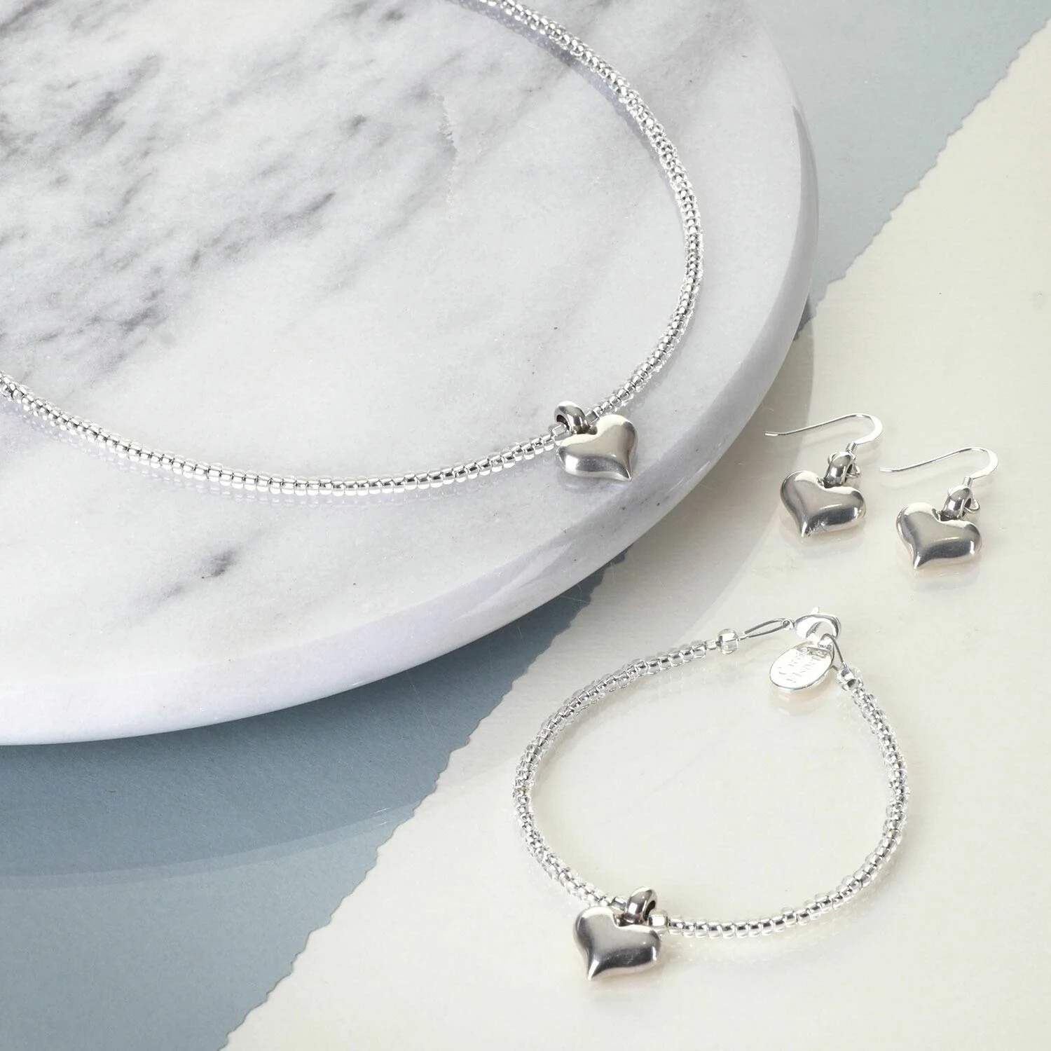 Carrie Elspeth Silver Heart Strings Bracelet 3 Carrie Elspeth Silver Heart Strings Bracelet - Image 3