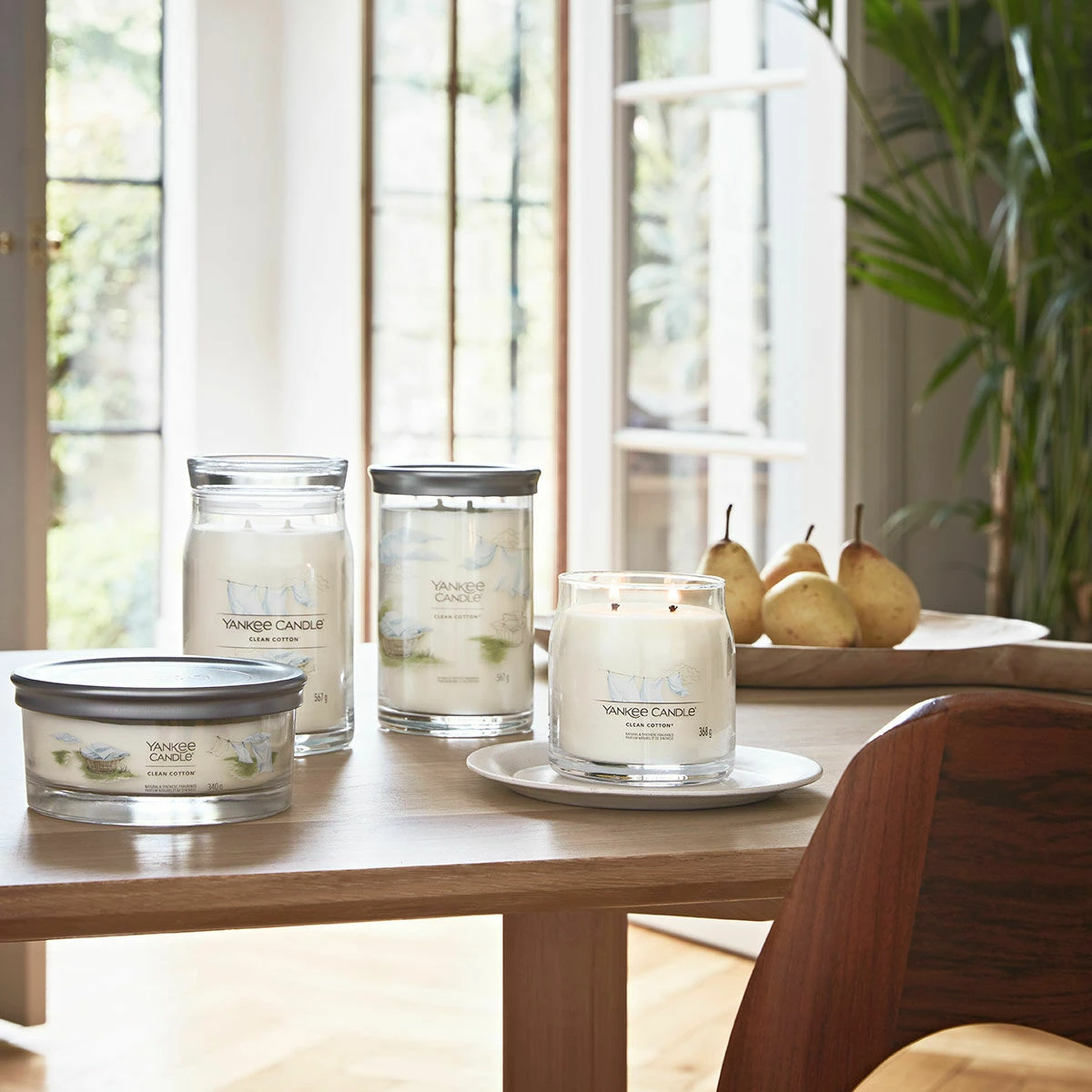 Yankee Candle Clean Cotton Signature Large Tumbler Candle 5 Yankee Candle Clean Cotton Signature Large Tumbler Candle - Image 5