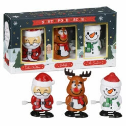 Wind-Up Christmas North Pole Racers 3-Pack