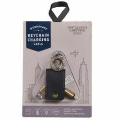 Gentlemen's Hardware Keychain Charging Cable -gifts shop design works collective gen502 gentlemens hardware keychain charging cable 3