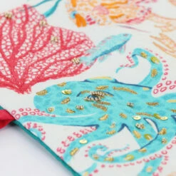 House Of Disaster Coral Sealife Jewellery Roll 9 House Of Disaster Coral Sealife Jewellery Roll -gifts shop disaster designs corjesea coral sealife jewellery roll closeup1