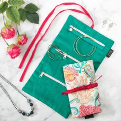 House Of Disaster Coral Sealife Jewellery Roll 11 House Of Disaster Coral Sealife Jewellery Roll -gifts shop disaster designs corjesea coral sealife jewellery roll lifestyle