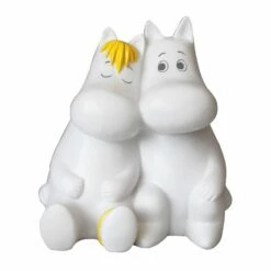 House Of Disaster Large Moomin & Snorkmaiden Lamp -gifts shop disaster designs gbr moo lov large moomin and snorkmaiden lamp 1