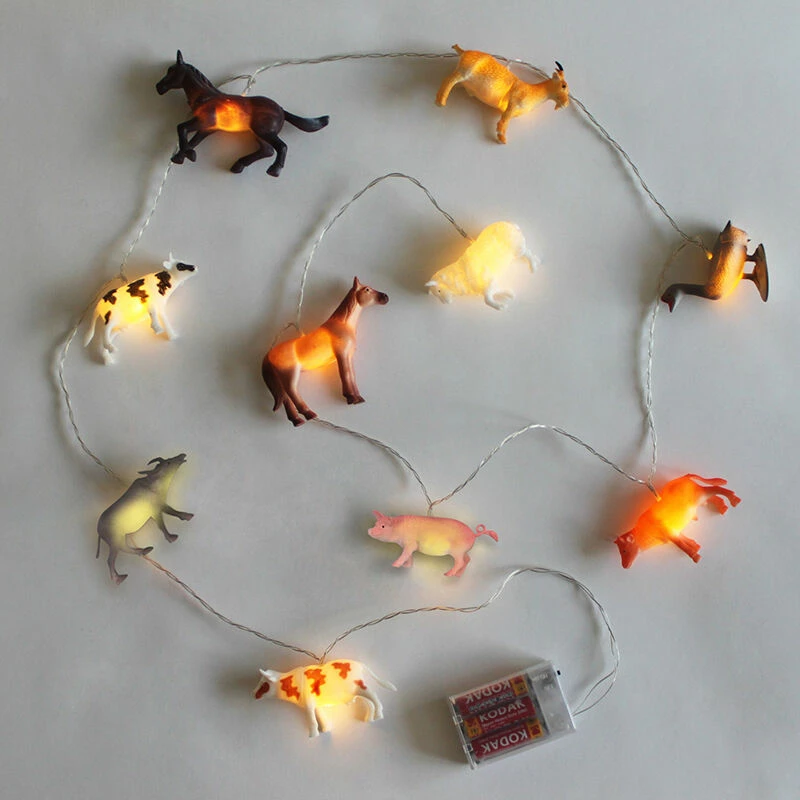 House Of Disaster Farm Animals String Lights 1 House Of Disaster Farm Animals String Lights