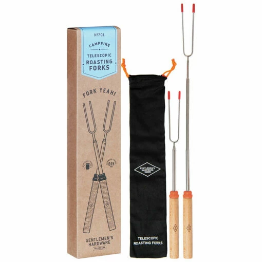 Gentlemen's Hardware Telescoping Roasting Forks -gifts shop dw collective gen701uk gentlemen s hardware telescoping roasting forks 1