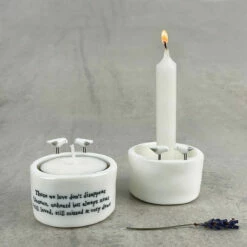 East Of India Those We Love Don’t Disappear Candle And Tealight Holder -gifts shop east of india eoi 5734 those we love don t disappear candle and tealight holder 3
