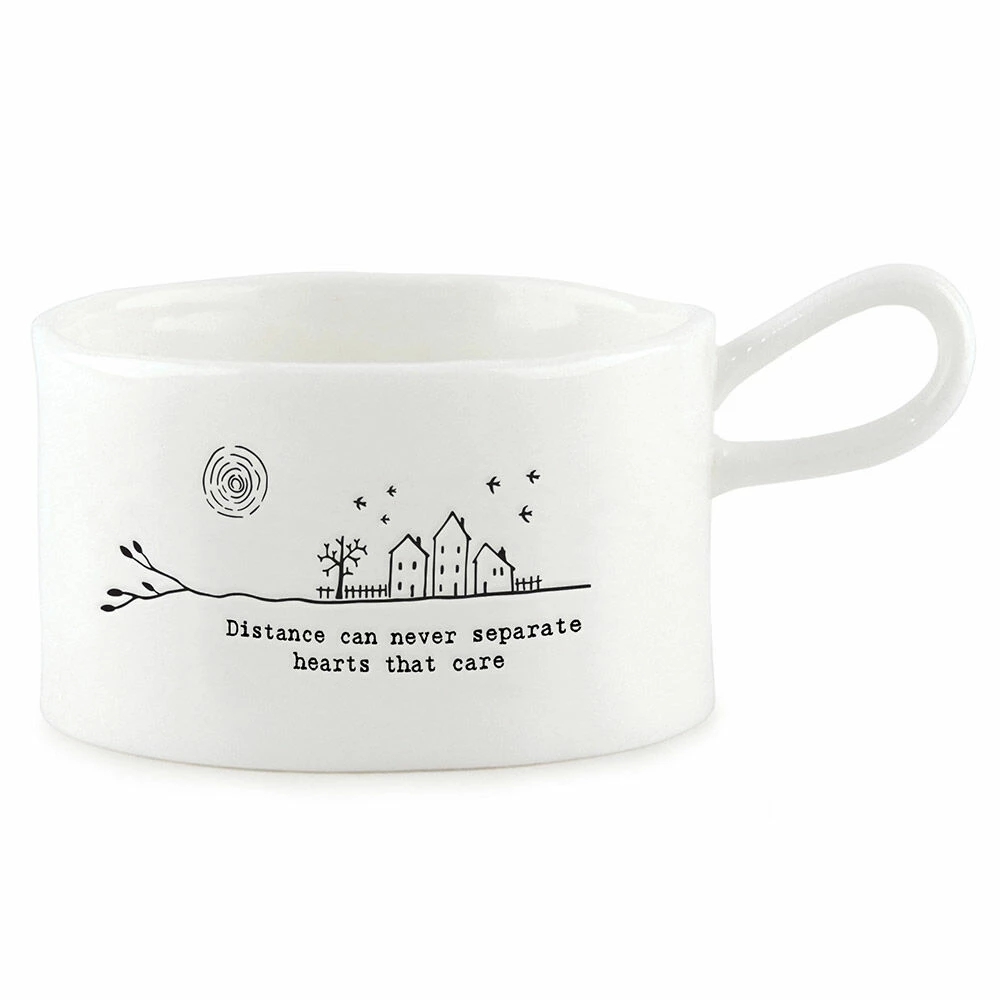 East Of India ‘Distance Can Never Separate’ Handled Candle Holder 2 East Of India ‘Distance Can Never Separate’ Handled Candle Holder - Image 2