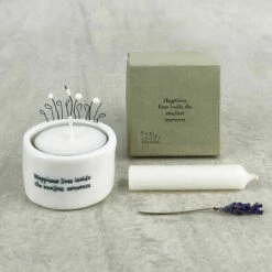 East Of India Happiness Lives Inside Candle And Tealight Holder -gifts shop east of india eoi 5740 happiness lives inside candle and tealight holder 2