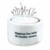 East Of India Happiness Lives Inside Candle And Tealight Holder
