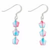 Carrie Elspeth Blue & Pink Twinkles Earrings