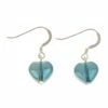 Carrie Elspeth Blue Shine Hearts Earrings