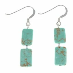 Carrie Elspeth Jade Mosaic Rectangles Earrings
