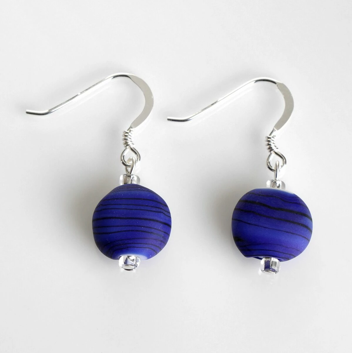 Carrie Elspeth Royal Blue Strata Earrings 2 Carrie Elspeth Royal Blue Strata Earrings - Image 2