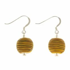 Carrie Elspeth Mustard Yellow Strata Earrings