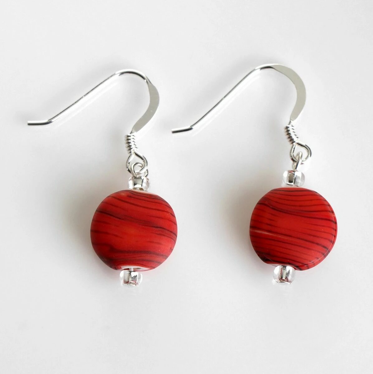 Carrie Elspeth Red Strata Earrings 2 Carrie Elspeth Red Strata Earrings - Image 2