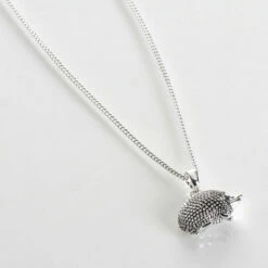 Equilibrium Silver Plated Country Hedgehog Necklace