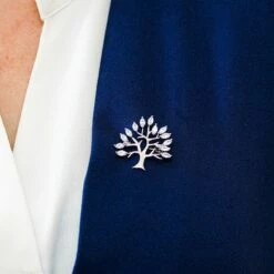 Equilibrium Clear Tree Of Life Silver Brooch -gifts shop equilibrium 279691 clear clear tree of life silver brooch lifestyle