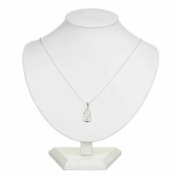 Equilibrium Silver Plated Back To Nature Fern Teardrop Necklace -gifts shop equilibrium 314441 fern teardrop necklace copy