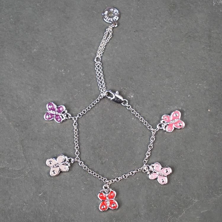 Equilibrium Girls Butterfly Charm Bracelet 1 Equilibrium Girls Butterfly Charm Bracelet