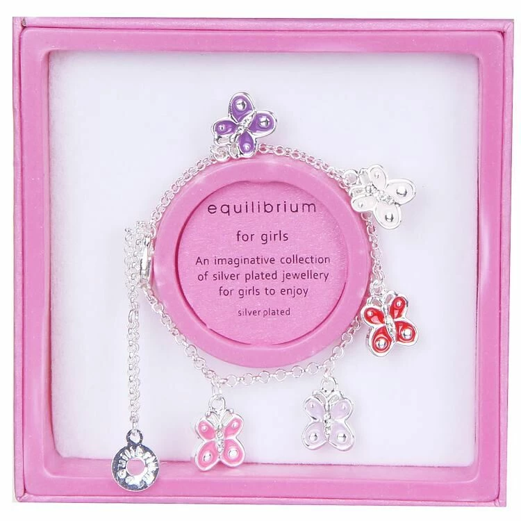 Equilibrium Girls Butterfly Charm Bracelet 3 Equilibrium Girls Butterfly Charm Bracelet - Image 3