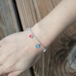 Equilibrium Girls Heart Charm Bracelet 5 Equilibrium Girls Heart Charm Bracelet -gifts shop equilibrium girls hearts charm bracelet 59683 image02