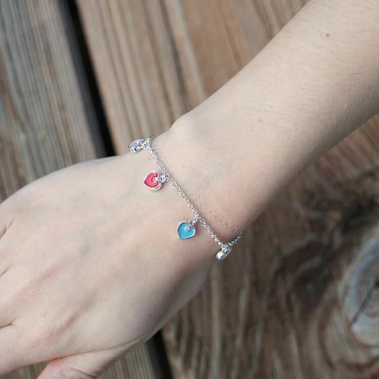 Equilibrium Girls Heart Charm Bracelet 3 Equilibrium Girls Heart Charm Bracelet - Image 3