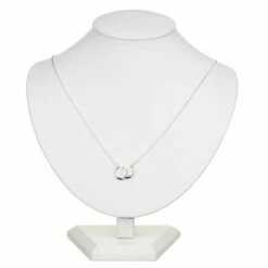 Equilibrium Silver Plated Country Horseshoes Necklace -gifts shop equilibrium necklaces 314390 country silver plated horsehsoe necklace 01 bust copy