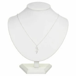 Equilibrium Two Tone Botanical Ripple Gerbera Necklace -gifts shop equilibrium necklaces 314538 botanical two tone ripple gerbera necklace 01 bust copy