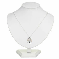 Equilibrium Two Tone Blossom Tree Of Life Necklace -gifts shop equilibrium necklaces 314545 blossom tree of life two tone necklace 01 bust copy