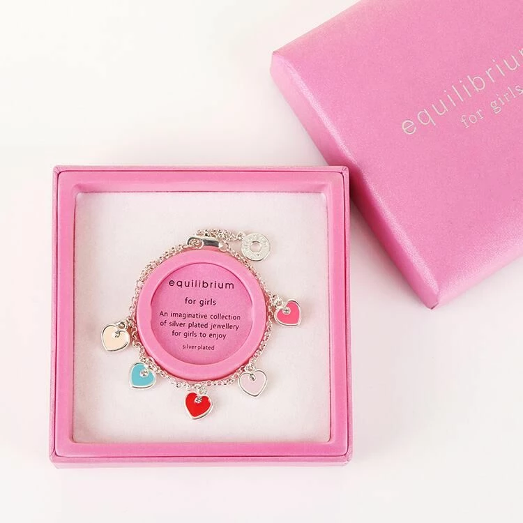 Equilibrium Girls Heart Charm Bracelet 2 Equilibrium Girls Heart Charm Bracelet - Image 2