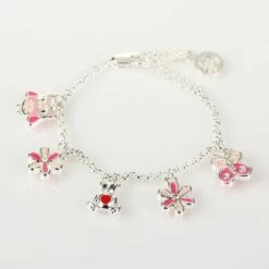 Equilibrium Girls Multi Charm Bracelet