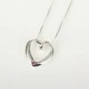 Equilibrium Pink Diamante Heart Necklace