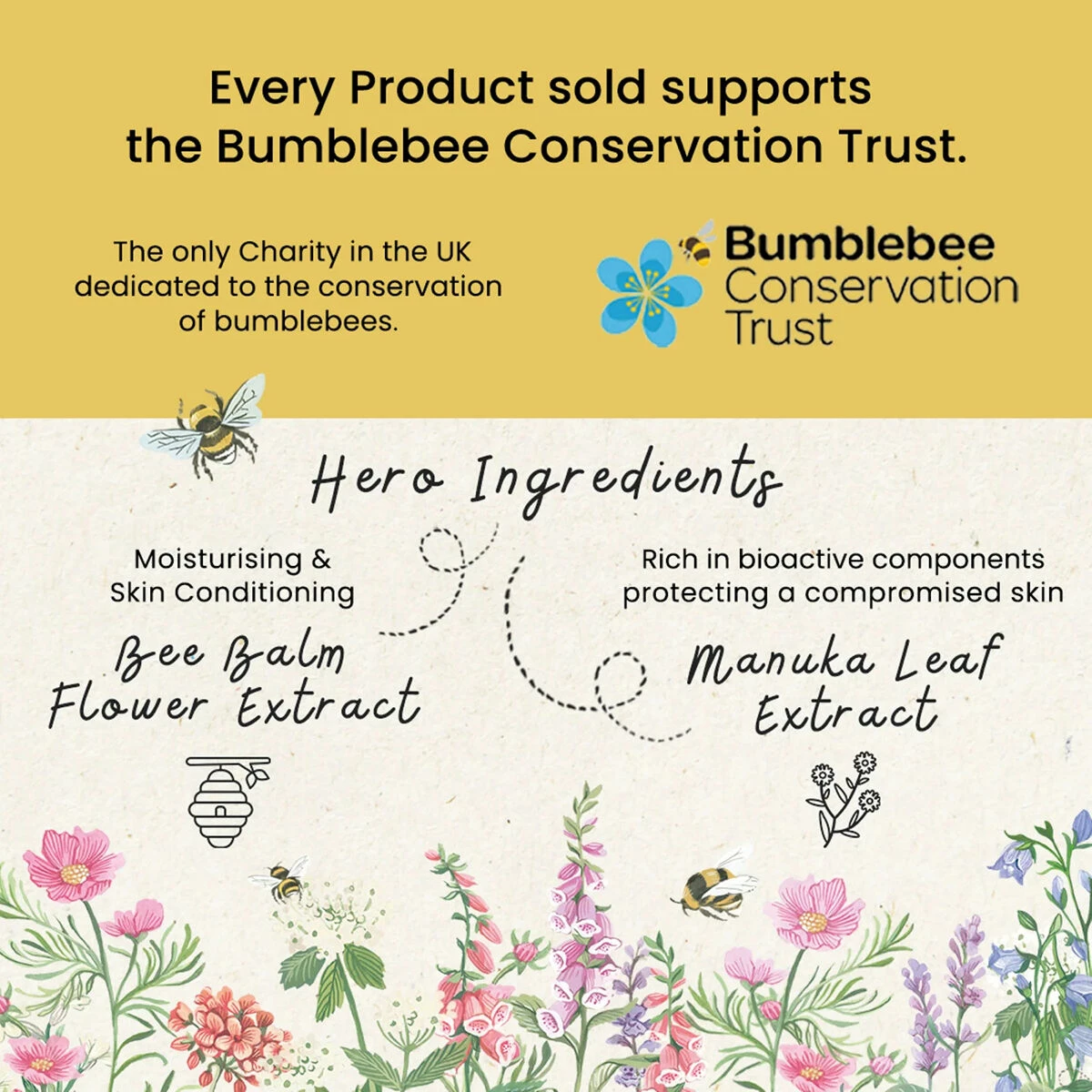 Heathcote & Ivory Busy Bees Hand & Lip Tin 5 Heathcote & Ivory Busy Bees Hand & Lip Tin - Image 5