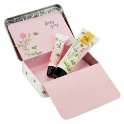 Heathcote & Ivory Busy Bees Hand & Lip Tin 12 Heathcote & Ivory Busy Bees Hand & Lip Tin -gifts shop fg2730 heathcote ivory busy bees hand lip tin 03b