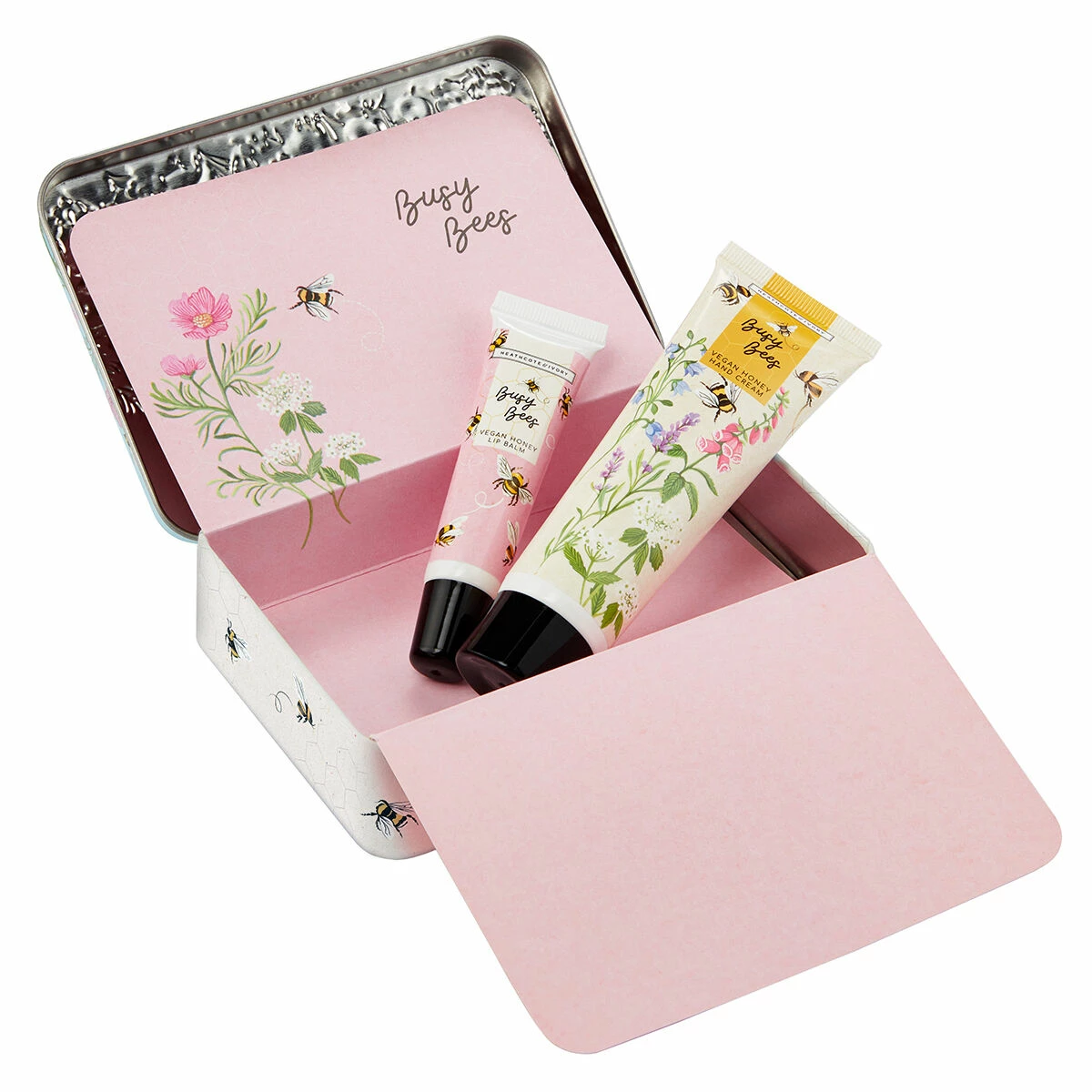 Heathcote & Ivory Busy Bees Hand & Lip Tin 3 Heathcote & Ivory Busy Bees Hand & Lip Tin - Image 3