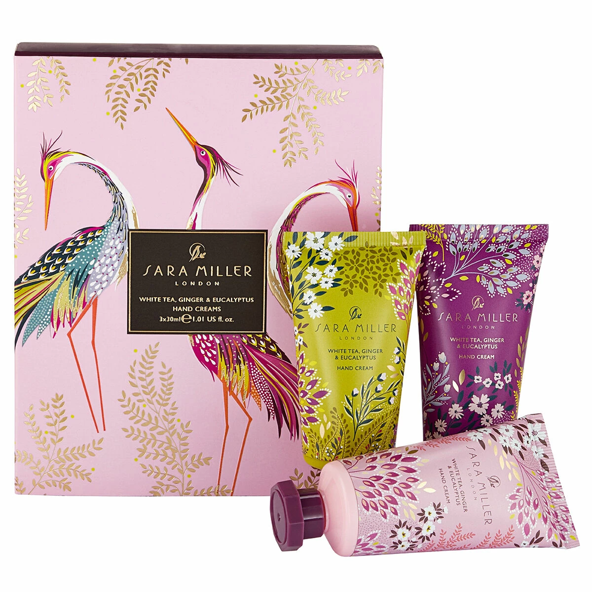 Sara Miller Haveli Garden Passion Flower & Frangipani Hand Cream Trio 1 Sara Miller Haveli Garden Passion Flower & Frangipani Hand Cream Trio