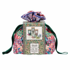 William Morris Peacock & Bird Velvet Hand Care Pouch -gifts shop fg6355 william morris peacock bird velvet hand care pouch