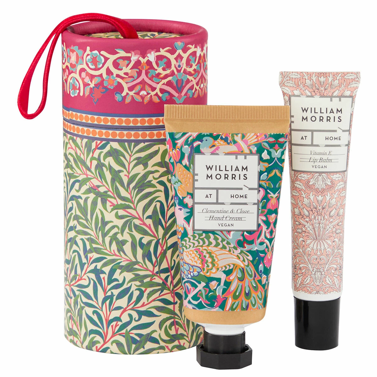 William Morris Peacock & Bird Hand & Lip Festive Drum 1 William Morris Peacock & Bird Hand & Lip Festive Drum