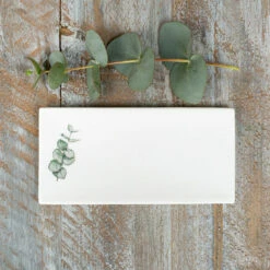 Toasted Crumpet ‘Eucalyptus’ Rectangular Soap Dish -gifts shop fsd28 toasted crumpet eucalyptus rectangular soap dish 2